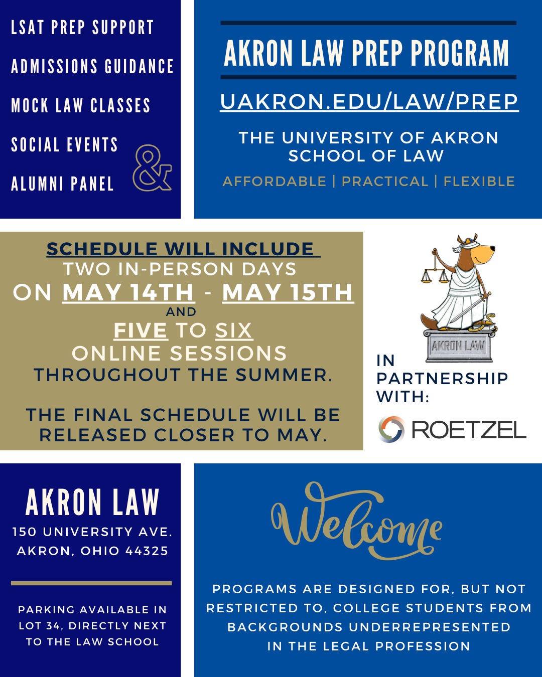 Akron Law Prep week information